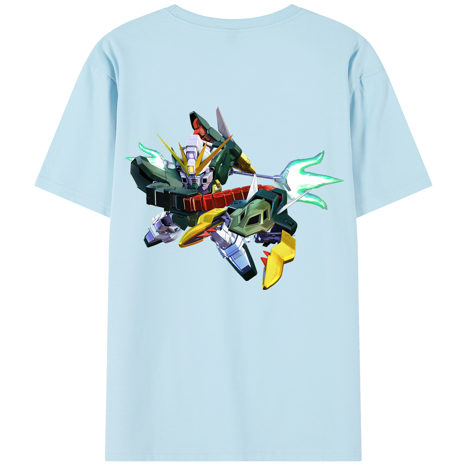 （画像用） 機動戦士ガンダム Mobile Suit Gundam 綿100％半袖Tシャツ（背面プリント）